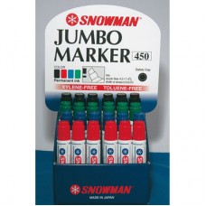 Spidol Snowman Permanent Marker Jumbo 450 Chisel 4.5x7.4
